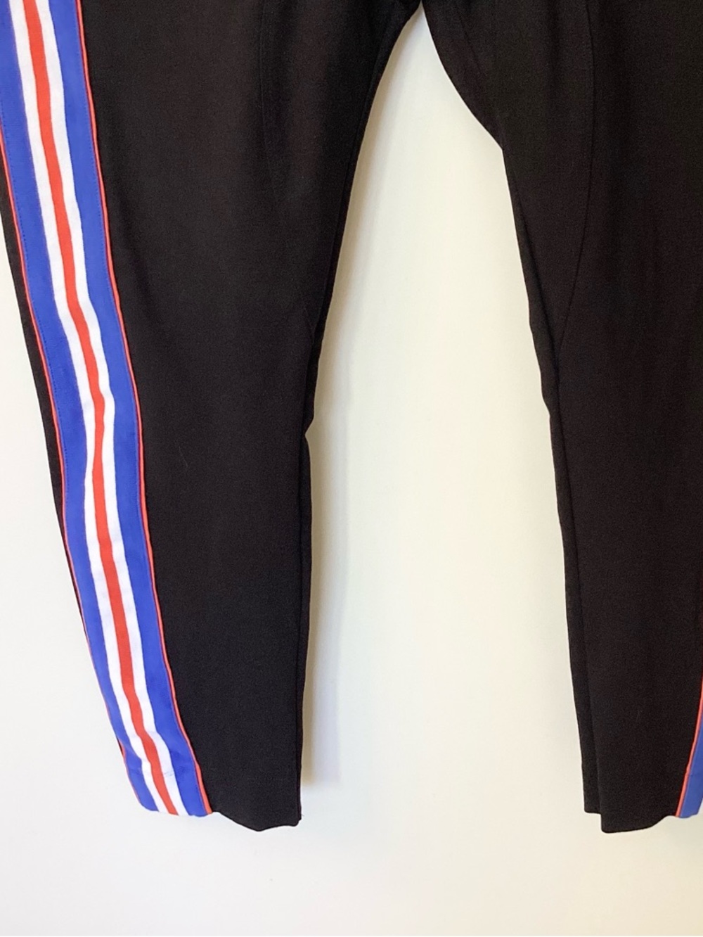P.E Nation Court Run Ankle Ponte Pants with Side Stripes - Black - XS - Picture 4 of 8